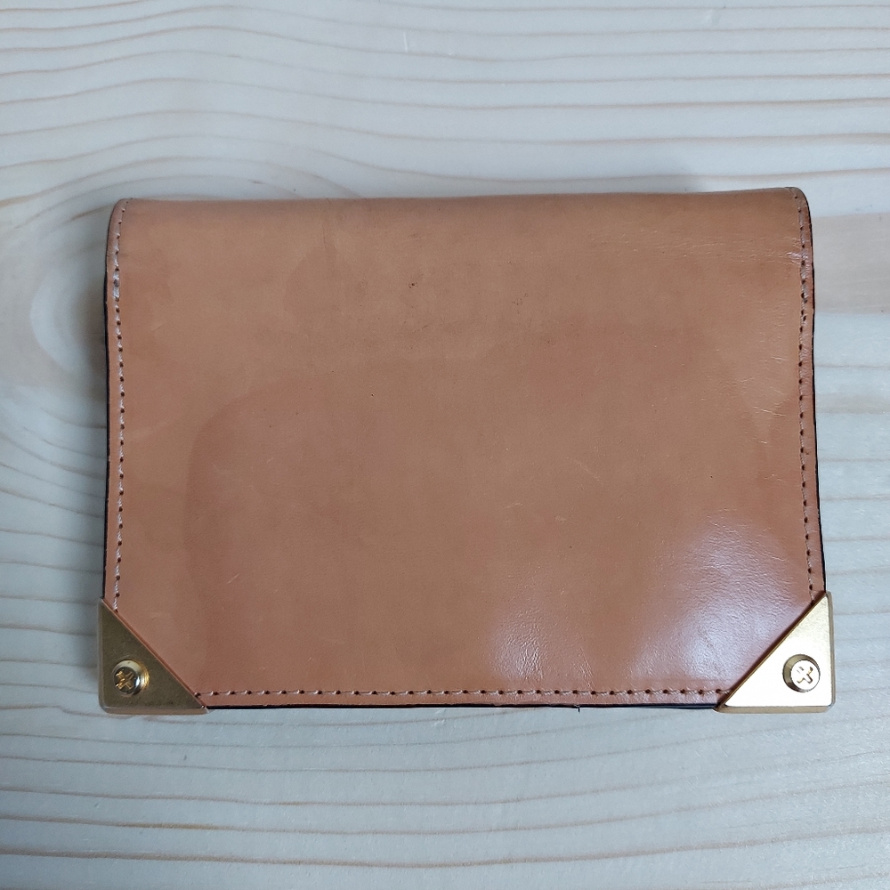 ALEXANDER WANG Prism Tan Leather Passport Wallet